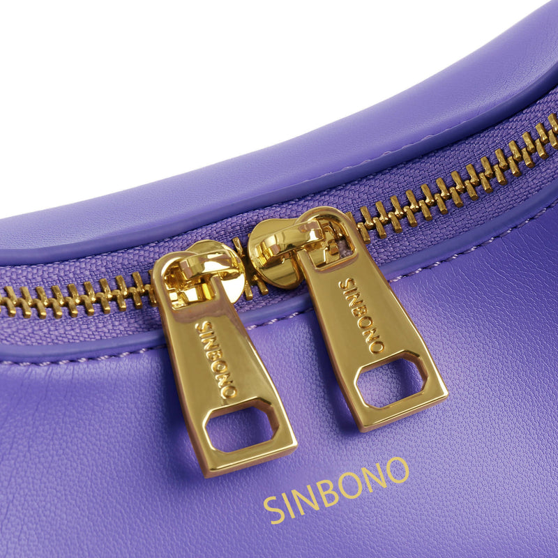 Vienna Top Handle Crossbody Bag - Purple - Space to Show