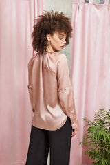 2 in 1 Luna Blouse Dust Pink - Space to Show