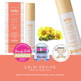 Kear Calm Revive natural Body Oil with olive oil, beeswax and arnica Extract global awards