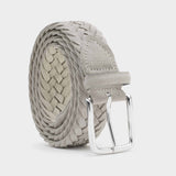 Braided Suede Belt Sand - Gianluca - Space to Show