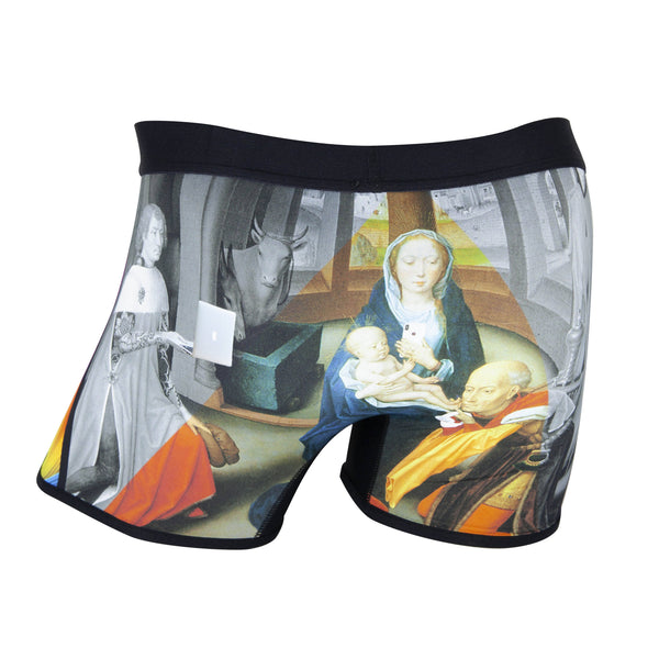 Men's boxer briefs / No.: UN18018 / Design title: god is on tv - Space to Show