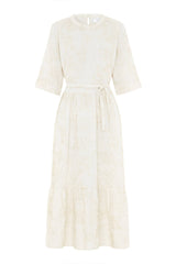 2 in 1 Nora Dress Cream White - Space to Show