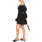 ASHA: Off Shoulder Mini Dress - Space to Show