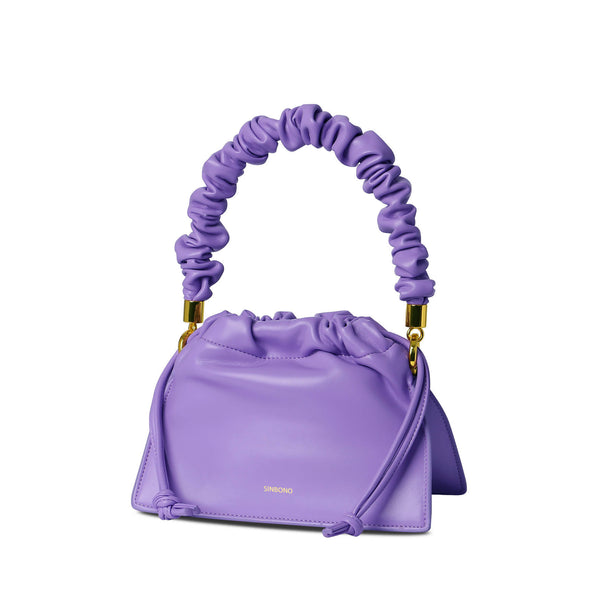 Drawstring Handbag - Purple - Space to Show