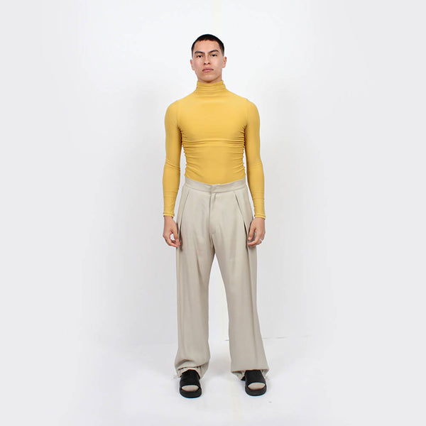 Slinky Turtleneck : Curry - Space to Show