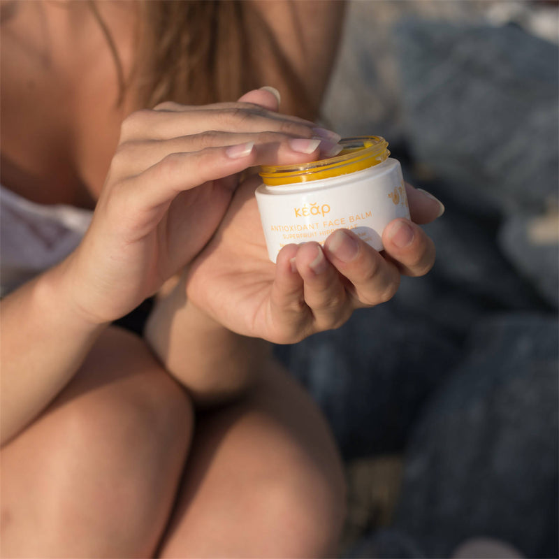 Kear AntiOxidant Face Balm with Hippophae — Protects against Free Radicals, Toxicity & Environmental Pollution, 100% Natural, Paraben and Cruelty Free