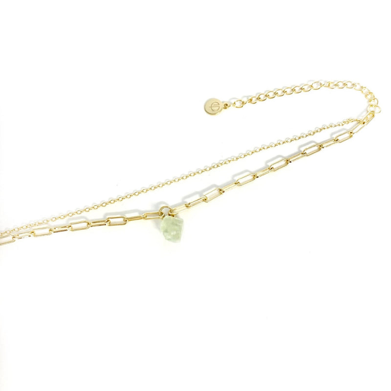Raw Green Fluorite Crystal Bracelet - Space to Show