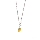 Raw Citrine Gemstone Maeve Necklace - Space to Show