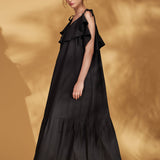 Stella Black Maxi Dress - Space to Show
