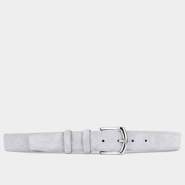 Handmade Leather Belt Grey - Norberto - Space to Show