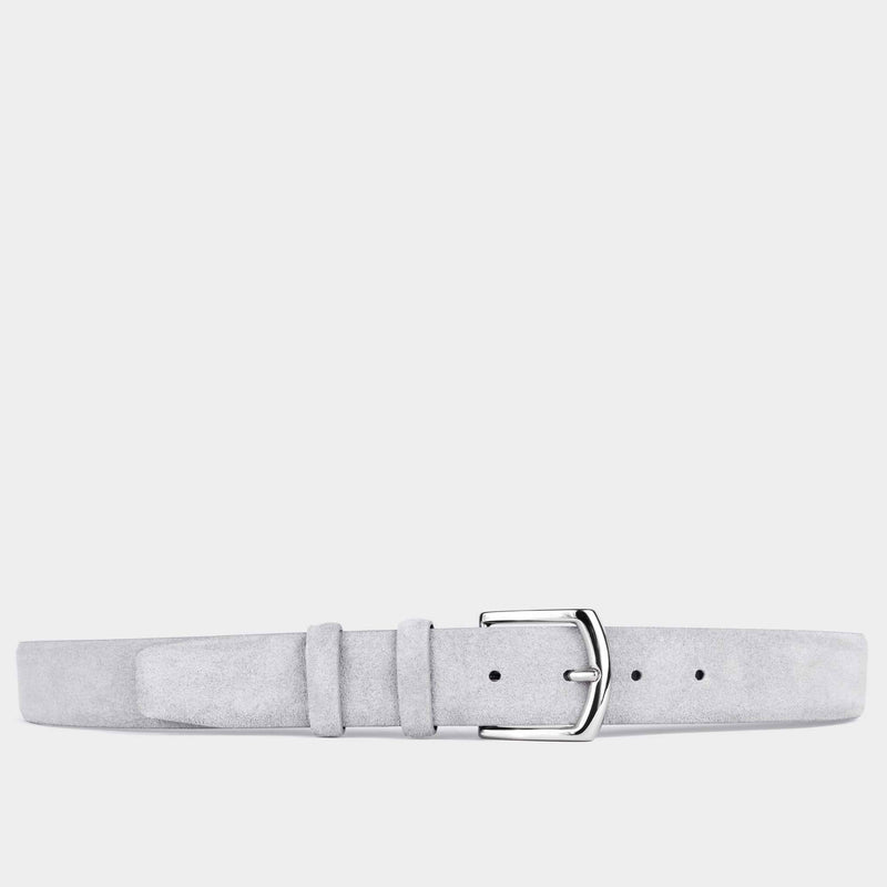 Handmade Leather Belt Grey - Norberto - Space to Show