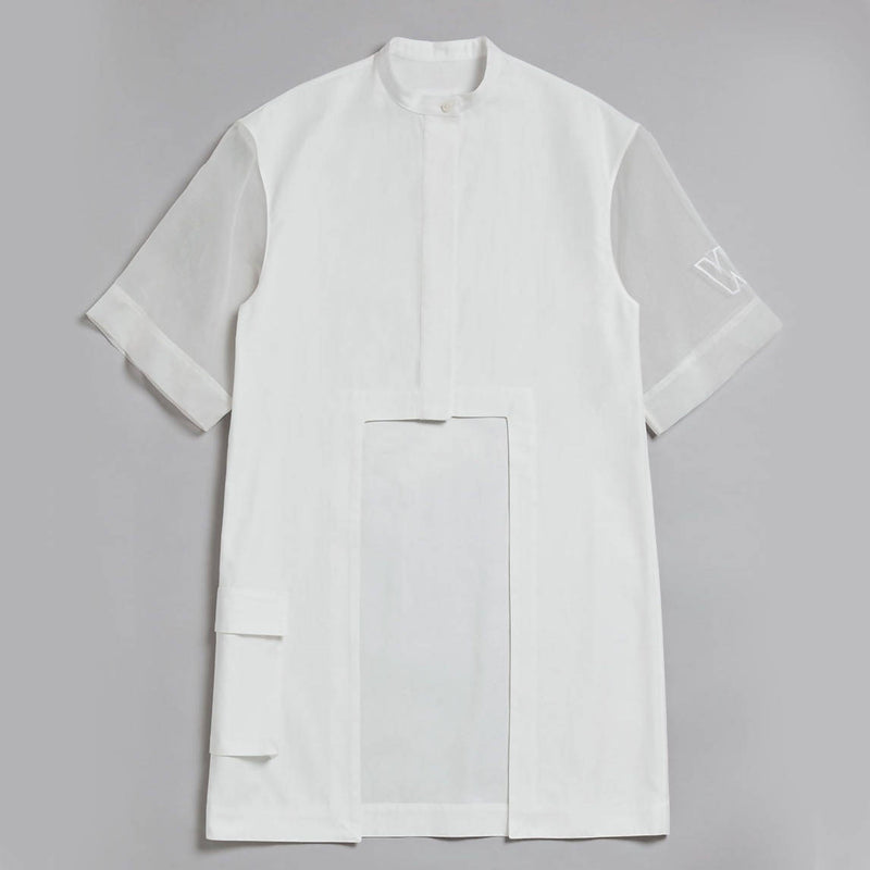Sheer Sleeves Shirt - Space to Show