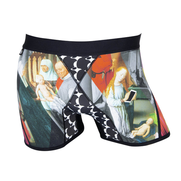 Men's boxer briefs / No.: UN18018 / Design title: god is on tv - Space to Show