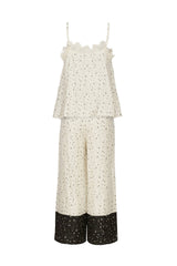 Kaya Ivory Crop Loungewear - Space to Show