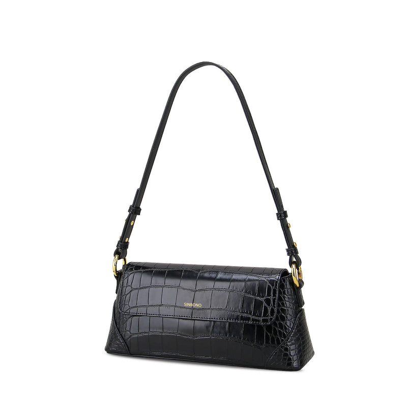 Amelia Shoulder Bag - Black - Space to Show