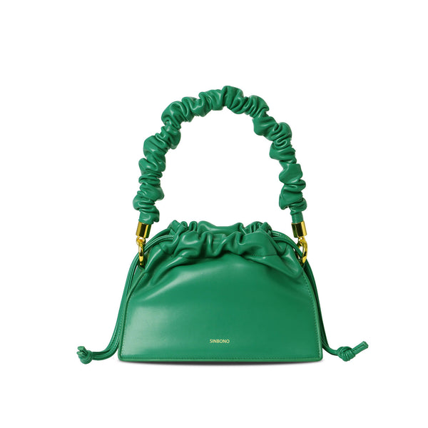 Drawstring Handbag - Green - Space to Show