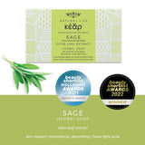 Kear Sage Olive Leaf Extract herbal soap, antioxidant, stimulating, detoxifying, helps fight acne global awards