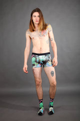 Men's boxer briefs / No.: UN18012 / Design title: the last flower - Space to Show