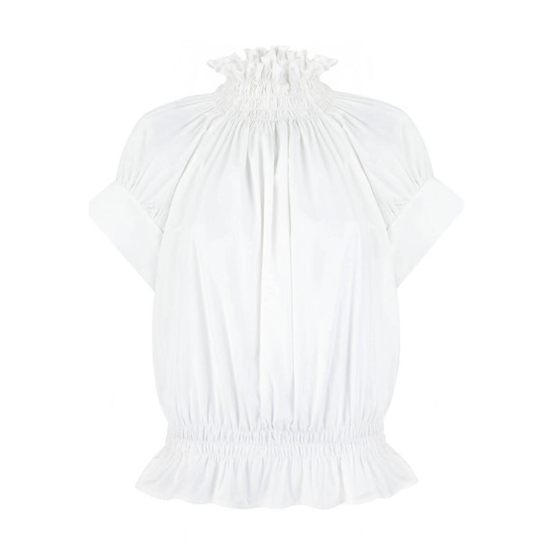 Franka White Cotton Shirt - Space to Show