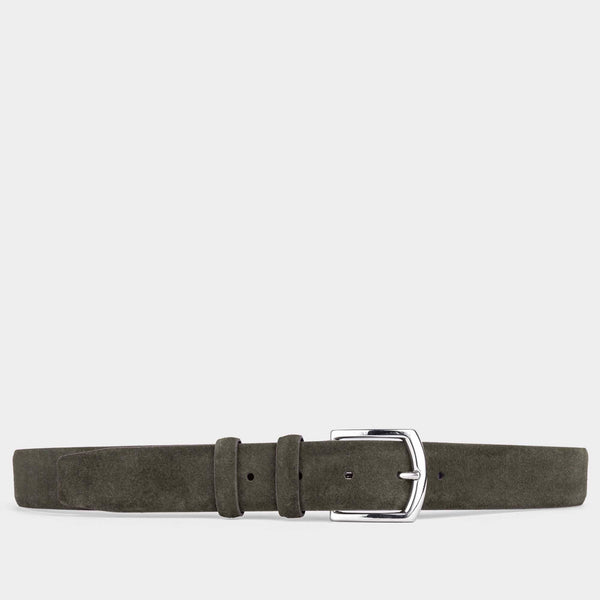 Handmade Leather Belt Green - Giuseppe - Space to Show