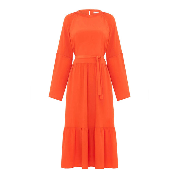 2 in 1 Nora Dress Orange Red - Space to Show