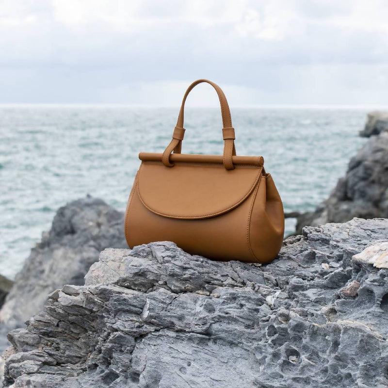 Marie leather bag | Tan - Space to Show