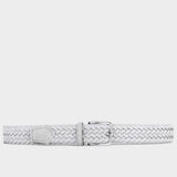 Braided Suede Belt Grey - Norberto - Space to Show