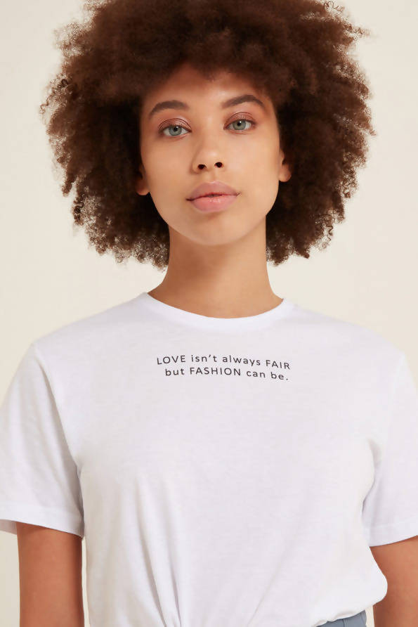 Love Fair Fashion T-shirt White - Space to Show