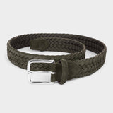 Braided Suede Belt Green - Giuseppe - Space to Show