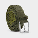 Braided Suede Belt Green - Vincenzo - Space to Show