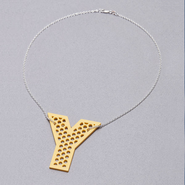 'Y' Statement Pendant + Chain - Space to Show