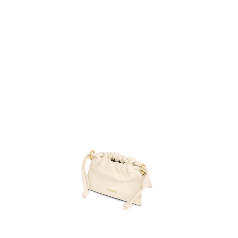 Mini Drawstring Handbag - Ivory - Space to Show
