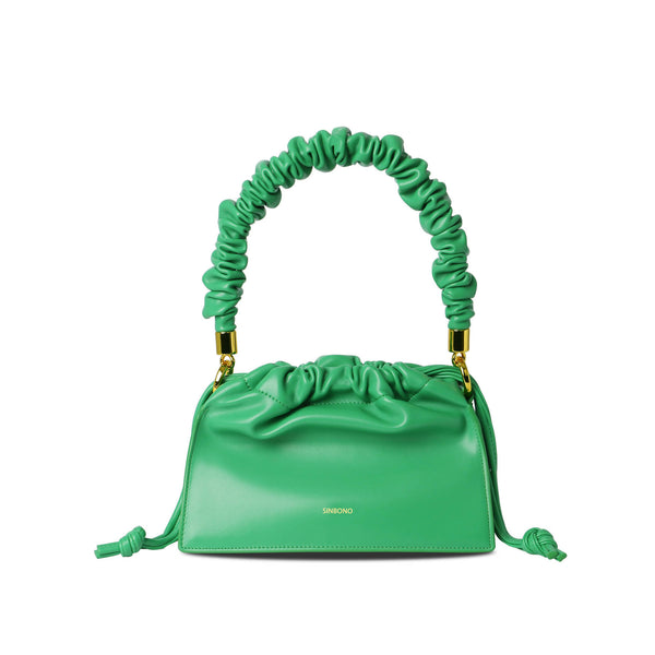 Drawstring Handbag - Grass Green - Space to Show