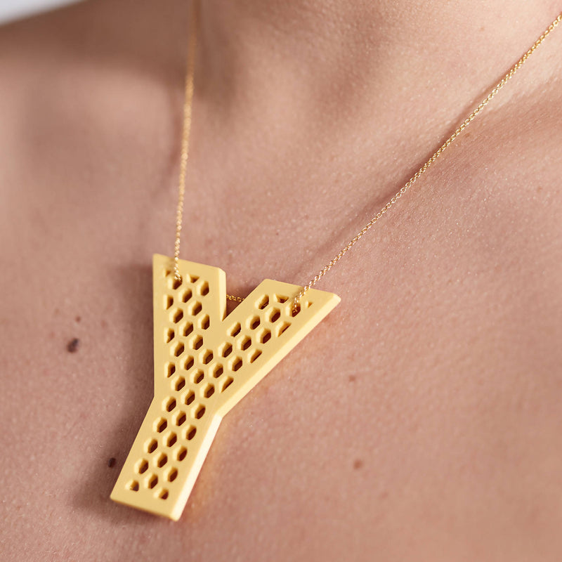 'Y' Statement Pendant + Chain - Space to Show