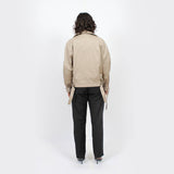 Cropped Raglan Jacket : Khaki - Space to Show