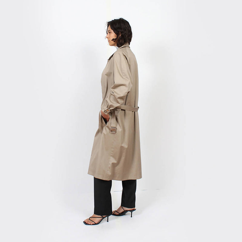 Trench Raglan Jacket : Khaki - Space to Show