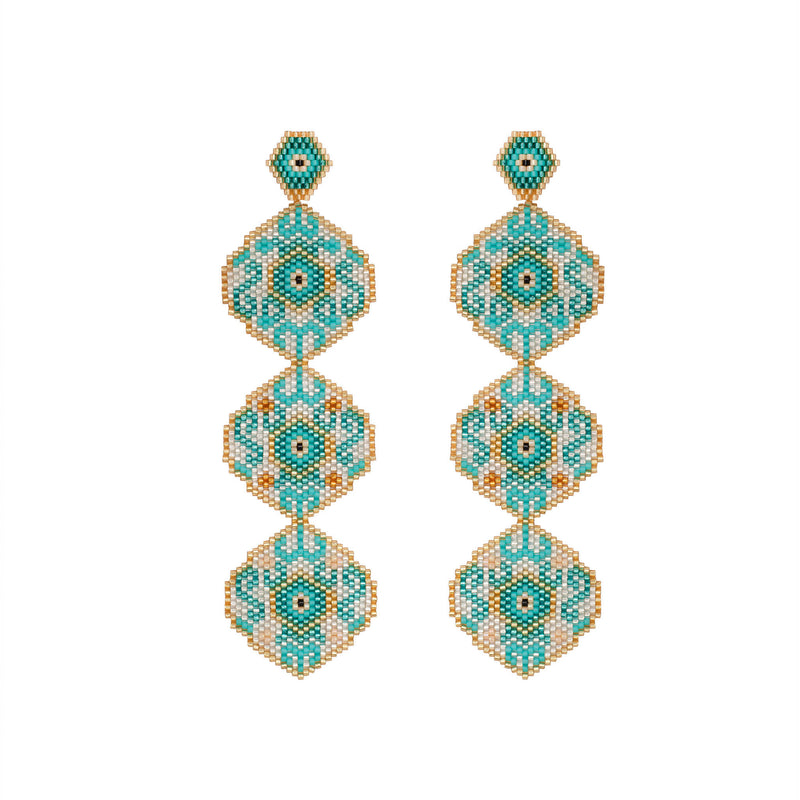 Aretes Rococó Mint - Space to Show