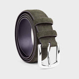 Handmade Leather Belt Green - Giuseppe - Space to Show