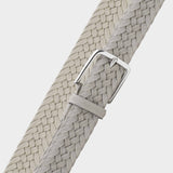 Braided Suede Belt Sand - Gianluca - Space to Show