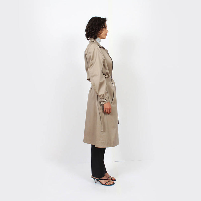 Trench Raglan Jacket : Khaki - Space to Show