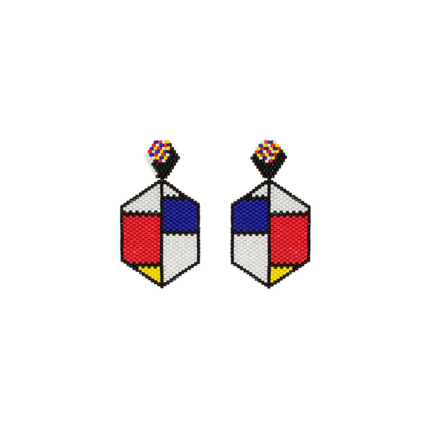 Aretes Aforismo Mondrian - Space to Show