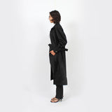 Raglan Trench Jacket : Black - Space to Show