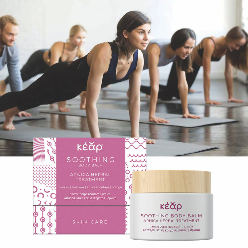Kear Soothing natural Body Balm with Arnica Extract, Soothes, Relaxes, Hydrates, Refreshes Tense Muscles, Bruises, Pains