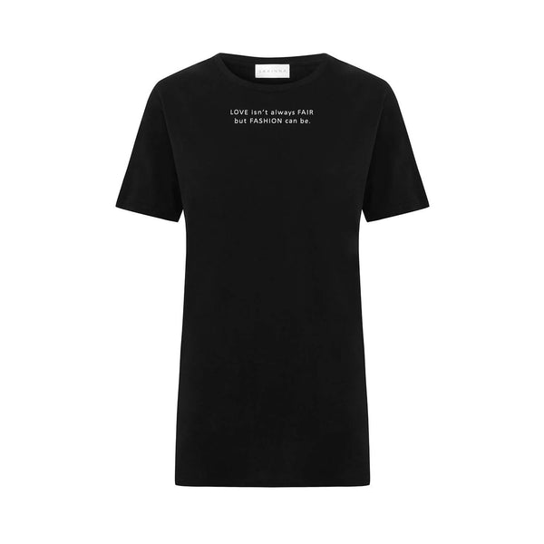 Love Fair Fashion T-shirt Black - Space to Show