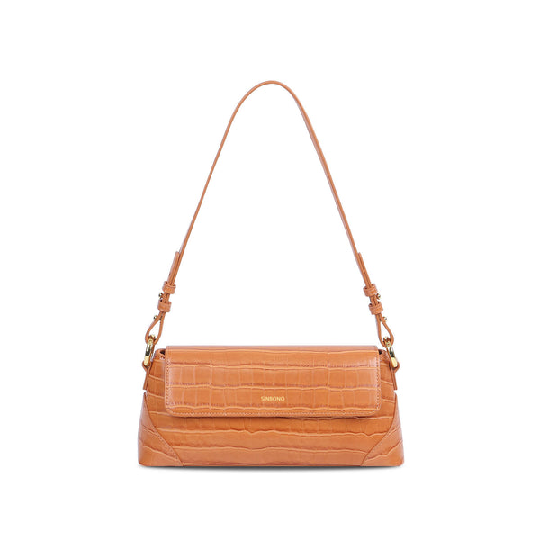 Amelia Shoulder Bag - Orange - Space to Show