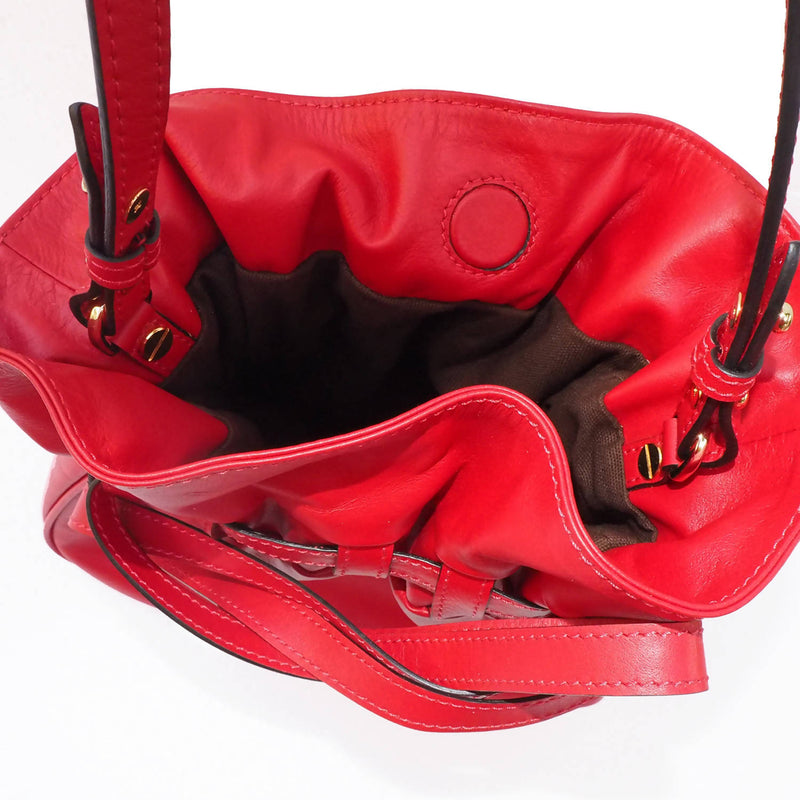 Sacfleur leather bag in red - Space to Show