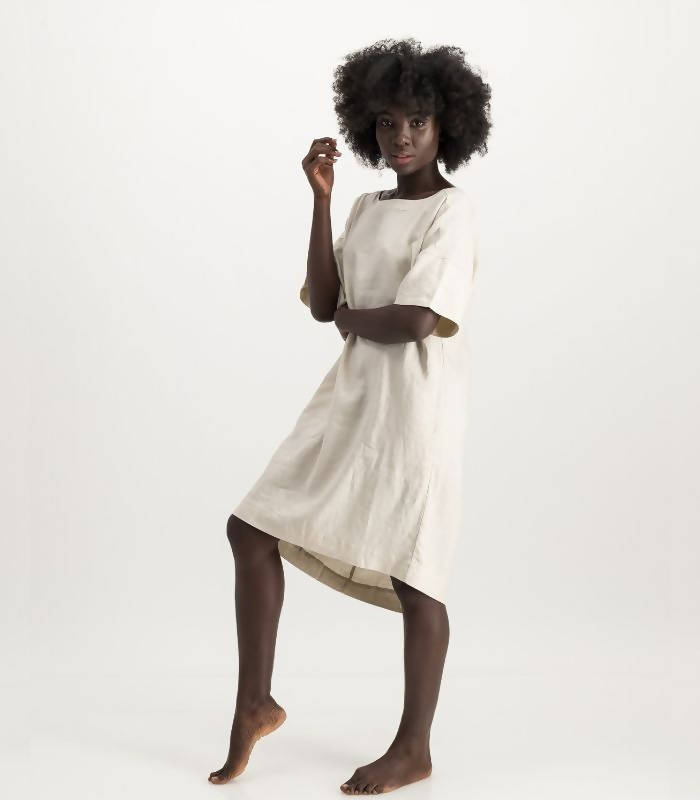 LUNAR karen dress - natural - Space to Show