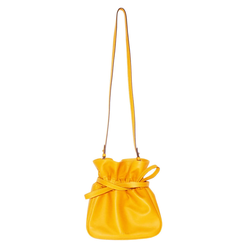 Sacfleur leather bag in yellow - Space to Show