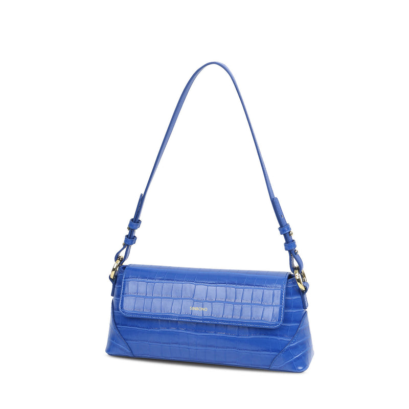 Amelia Shoulder Bag - Classic Blue - Space to Show