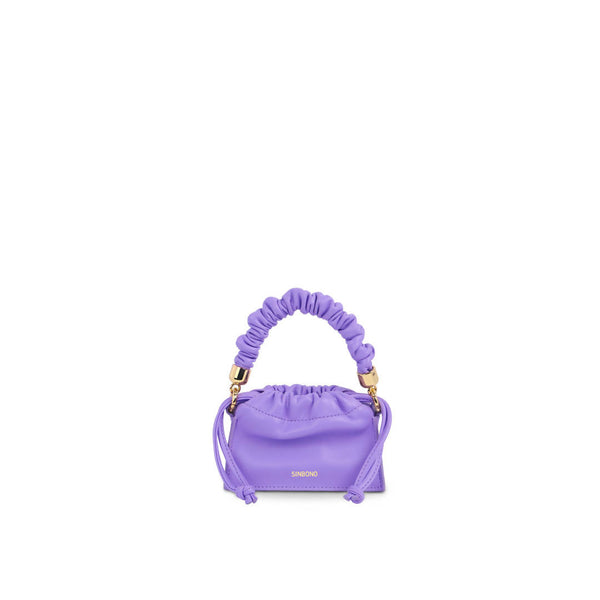 Mini Drawstring Handbag - Purple - Space to Show